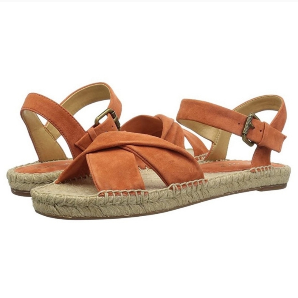 Splendid FAE Flat Coral Espadrille Sandals